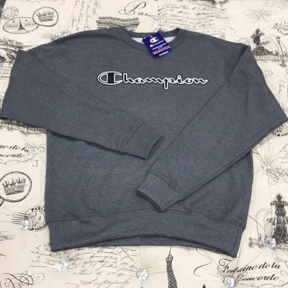 Champion Men's Powerblend Applique SweatER - Picture 3 of 5